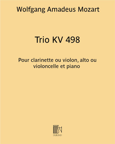 Trio, K. 498 — 莫扎特