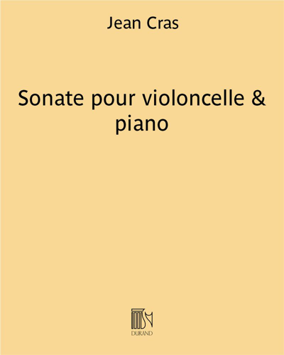 Sonata for Cello and Piano — 让·克哈斯