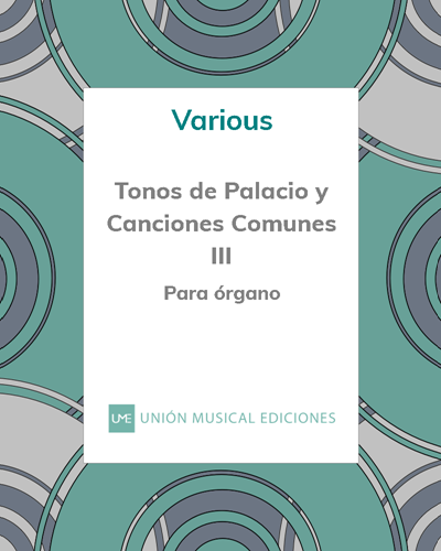 Tonos de Palacio y Canciones Comunes III — 合集