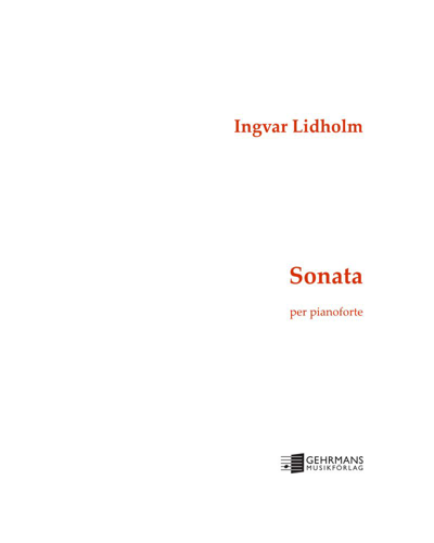 Sonata — Ingvar Lidholm