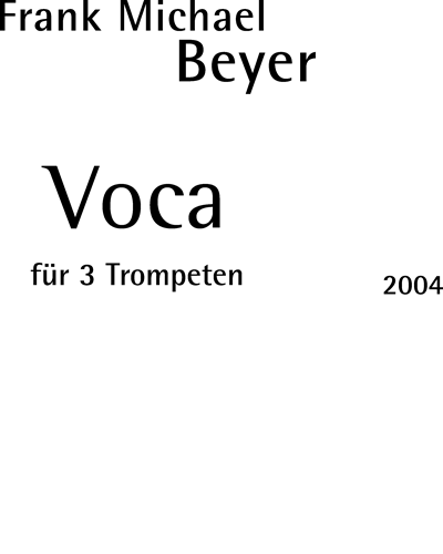 Voca — Frank Michael Beyer
