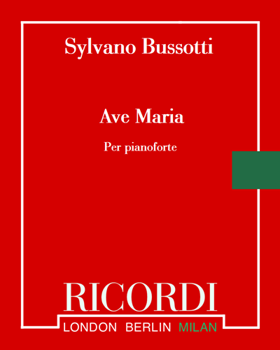 Ave Maria della Madonna del miracolo Op. 8a — Sylvano Bussotti