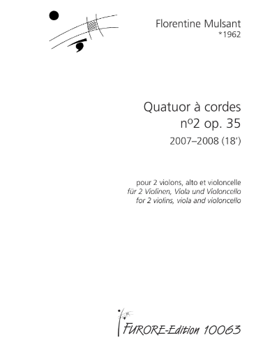 String Quartet No. 2, op. 35 — Florentine Mulsant