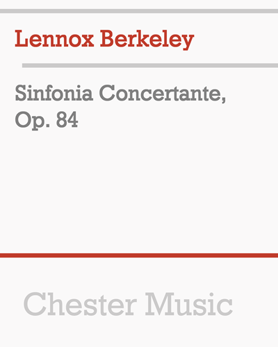 Sinfonia Concertante, op. 84 — Lennox Berkeley