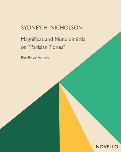 Magnificat and Nunc dimittis on "Parisian Tones" — Sydney H. Nicholson