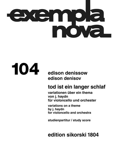 Tod ist ein langer Schlaf — 杰尼索夫