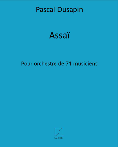 Assaï — 帕斯卡尔·迪萨潘