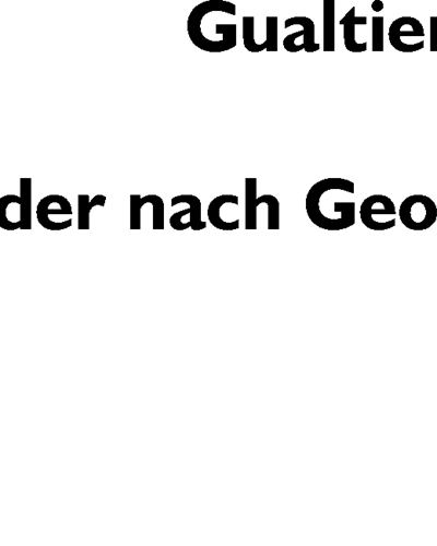 Fünf lieder nach Georg Trakl — Gualtiero Dazzi