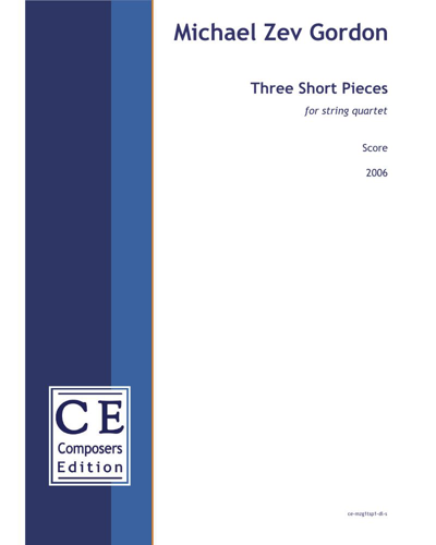 Three Short Pieces — Michael Zev Gordon