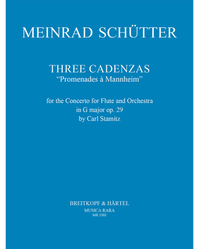 3 Kadenzen „Promenades à Mannheim“ — Meinrad Schütter
