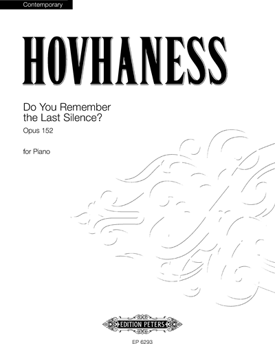 Do You Remember the Last Silence? Op. 152 — 阿兰·霍夫哈奈斯