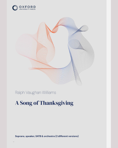 A Song of Thanksgiving — Ralph Vaughan Williams