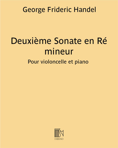 Sonata No. 2 in D minor — 亨德尔