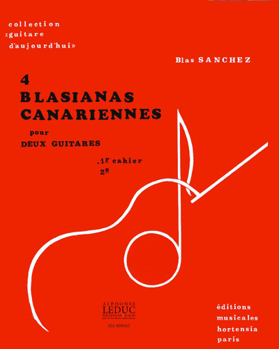 Four Blasianas Canariennes, Book 1 — Blas Sanchez