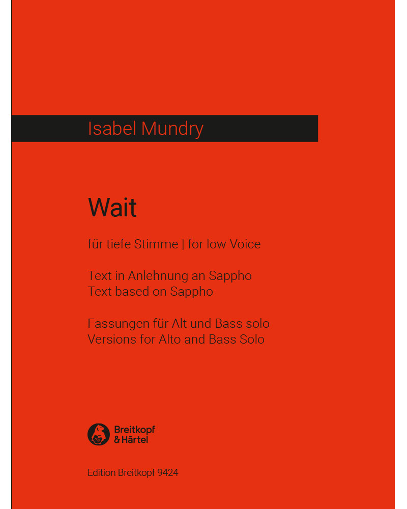 Wait — Isabel Mundry