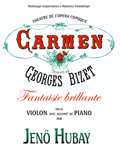Carmen Fantaisie Brillante — 比才