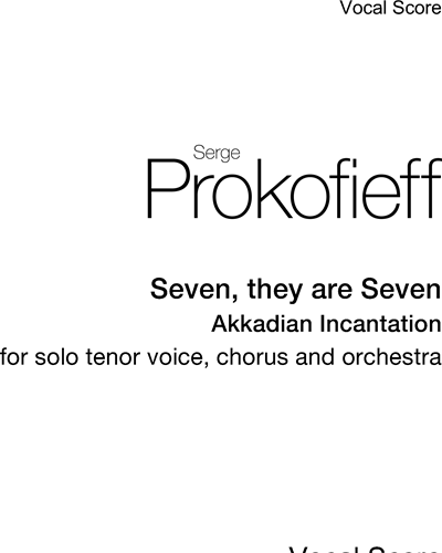 Seven, They Are Seven — 普罗科菲耶夫