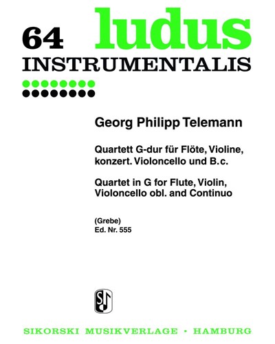 Quartet in G major — 泰勒曼