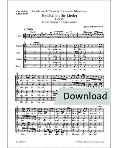 Erschallet, ihr Lieder, BWV 172 — 巴赫
