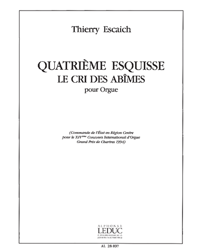 Esquisse No. 4 (The Cry of the Abyss) — Thierry Escaich