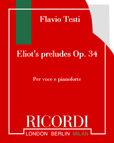 Eliot's Preludes, op. 34 — Flavio Testi
