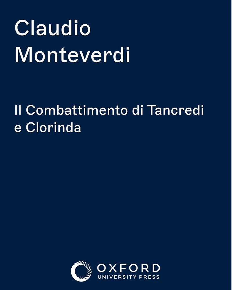 Il Combattimento di Tancredi e Clorinda — 蒙特威尔第