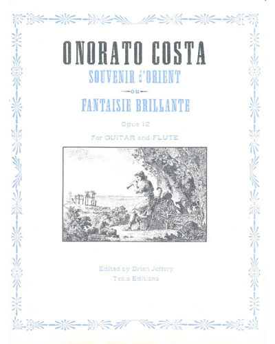 Souvenir d'Orient, op. 12 — Onorato Costa