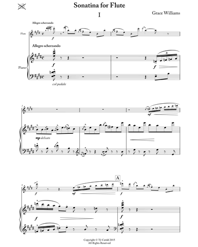 Sonatina for Flute — Grace Williams