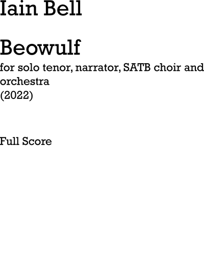 Beowulf — Iain Bell