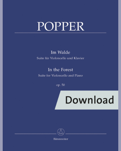 Im Walde / In the Forest for Violoncello and Piano op. 50 — David Popper