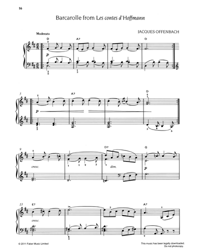Barcarolle (from 'Les contes d'Hoffmann') — 奥芬巴赫