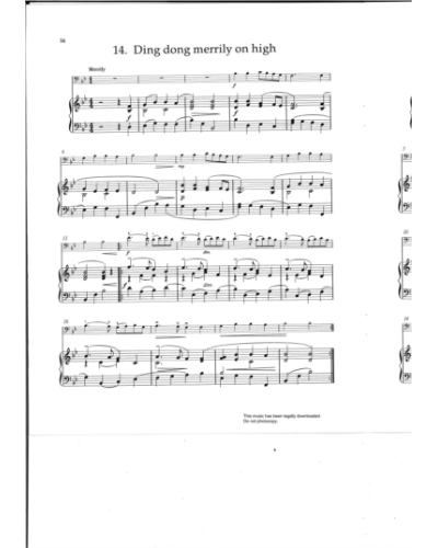 Ding Dong Merrily On High — Jehan Tabourot