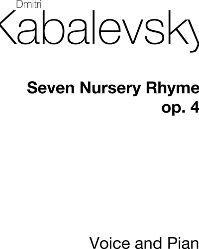 Seven Nursery Rhymes, op. 41 — 卡巴列夫斯基