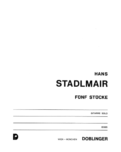 Five Pieces — Hans Stadlmair