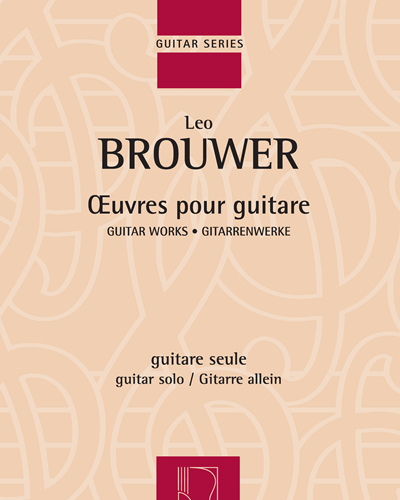 Œuvres pour guitare — 莱奥·布劳威尔