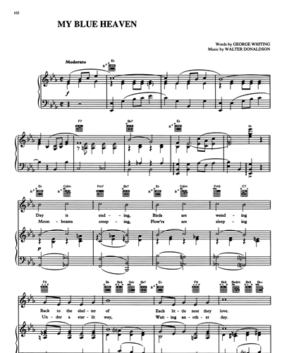 My Blue Heaven — Walter Donaldson