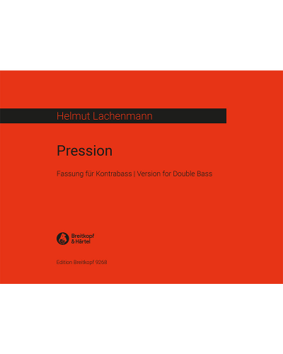 Pression — 赫尔穆特·拉亨曼