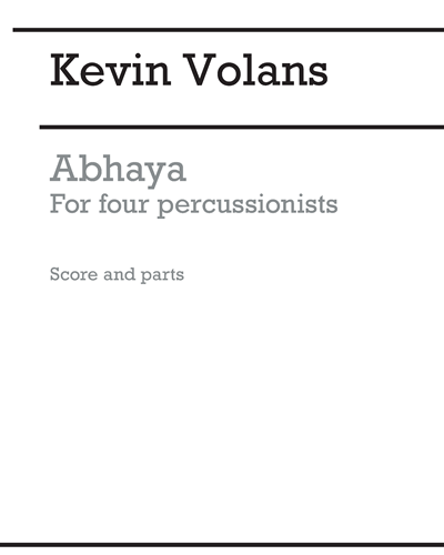 Abhaya — Kevin Volans
