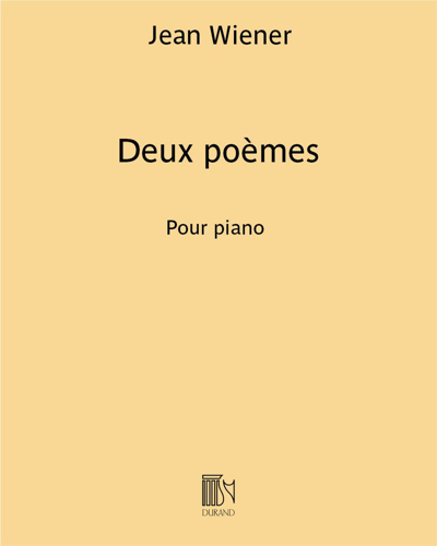 Deux poèmes — Jean Wiener