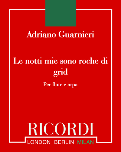 Le notti mie sono roche di grid — Adriano Guarnieri