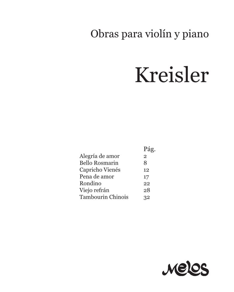 Works for Violin and Piano — 合集