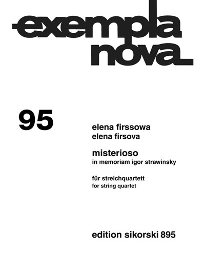 Misterioso, op. 24 — Elena Firsova