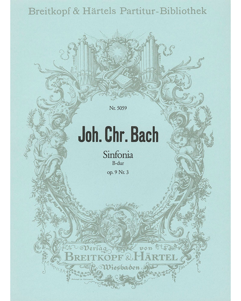 Symphony No. 3 in B major, op. 9 — J.C.巴赫