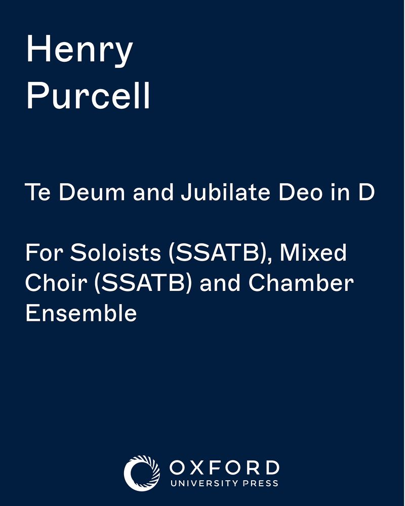 Te Deum and Jubilate Deo in D — Henry Purcell