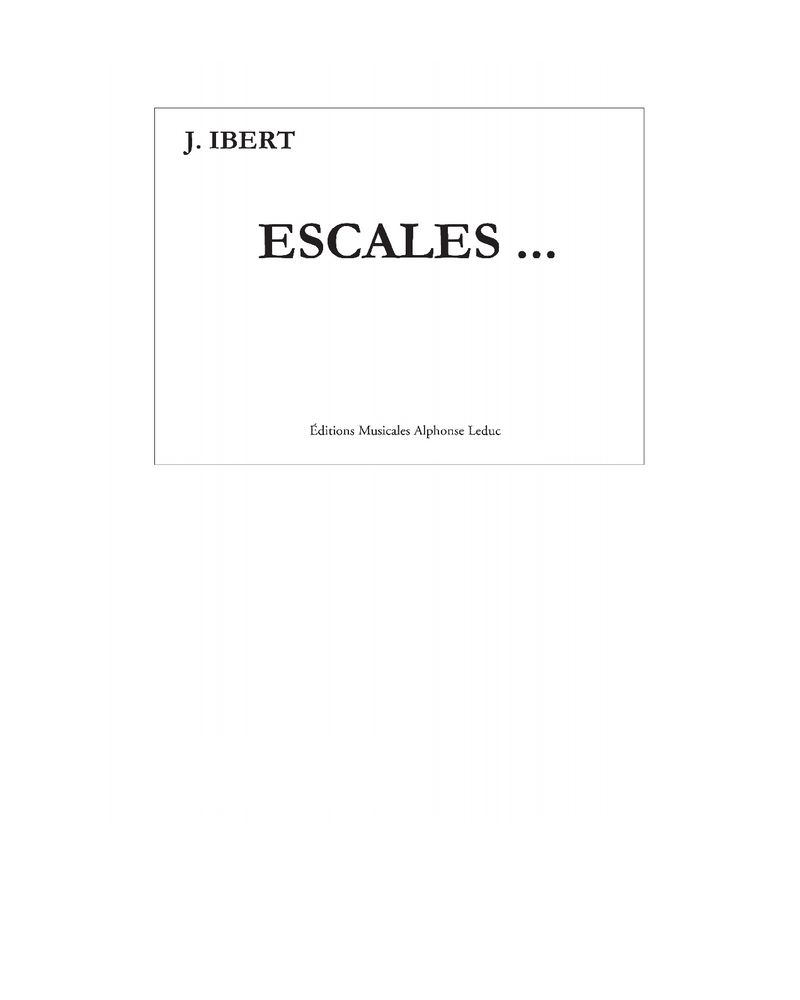 Escales — 雅克·伊贝尔