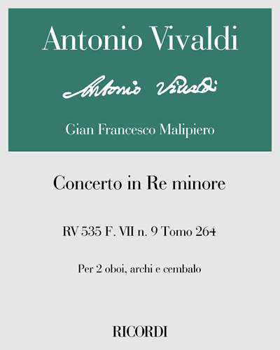 Concerto in D minor, RV 535, F. VII No. 9, Vol. 264 — 维瓦尔第