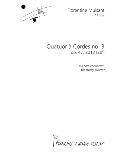 String Quartet No. 3, op. 47 — Florentine Mulsant