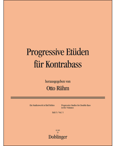 Progressive Etudes, Book 5 — Otto Rühm