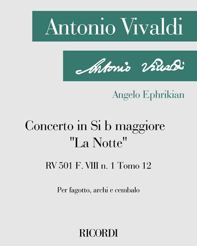 Concerto in B-flat major, RV 501 'La Notte' — 维瓦尔第