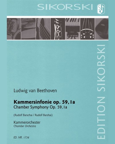 Chamber Symphony, op. 59/1 a — 贝多芬